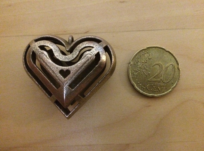Heart Necklace 3d printed 