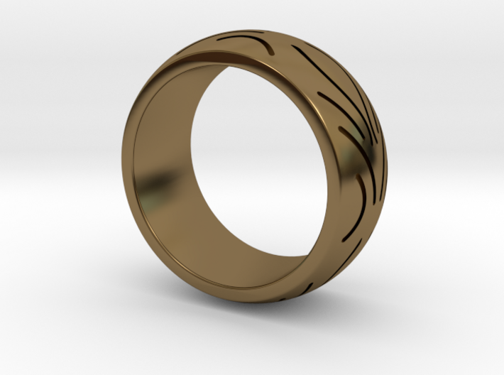 Motorcycle Low Profile Tire Tread Ring Size 9 3d printed