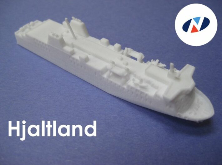 MV Hjaltland (1:1200) 3d printed