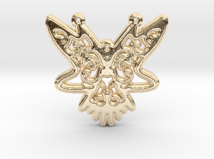 ButterFly Pendant 3d printed