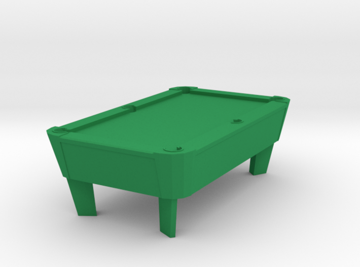 Pool Table - Cleared 'O' 48:1 Scale 3d printed