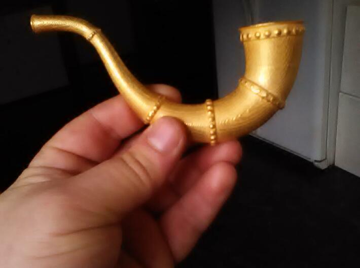 Golden Pipe for the smoking connoisseur 3d printed First model of the Golden Pipe