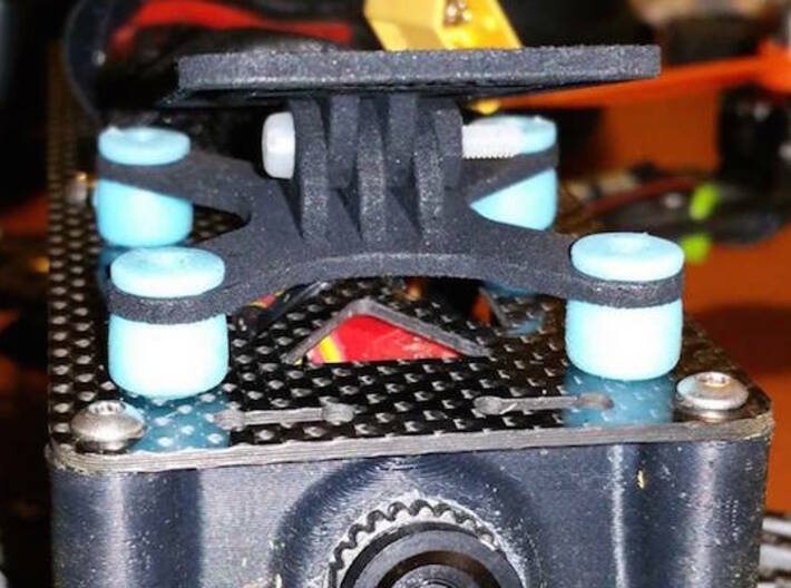 FPV Mount For E-max Nighthawk 250 3d printed 