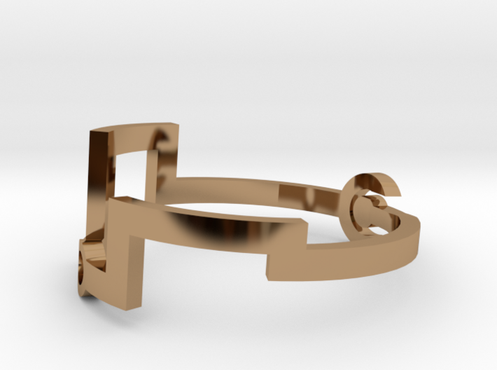 Link [Bangle Bracelet ∅ 6 cm] 3d printed