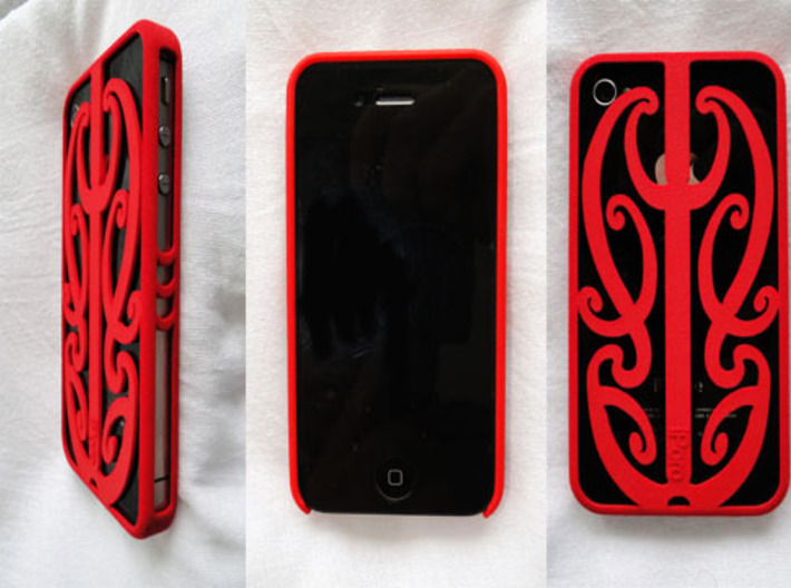 Maori Iphone 4 Cover 3d printed