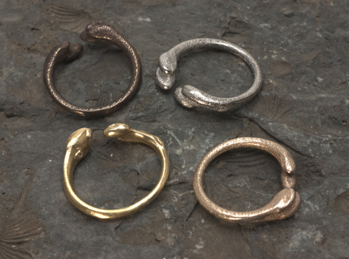 Human Femur Ring - Size 6 3d printed