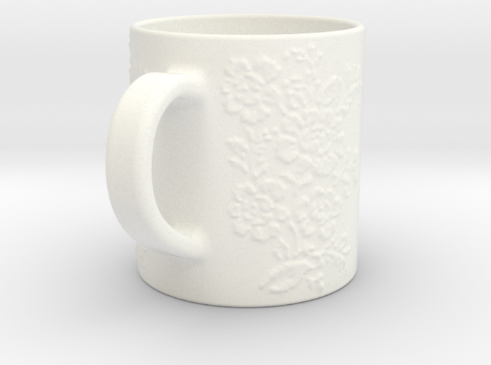 Cup With Roses 3d printed