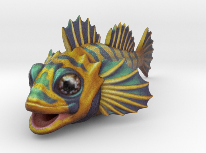 Flipping Fish! -nothing but the fish! 3d printed