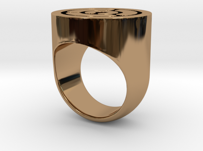 Maze Ring 3d printed