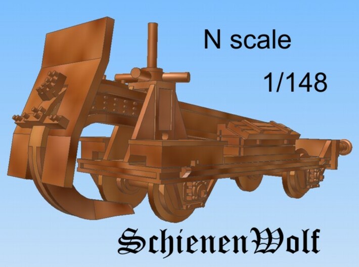 1-148 Schienenwolf RailRipper 3d printed