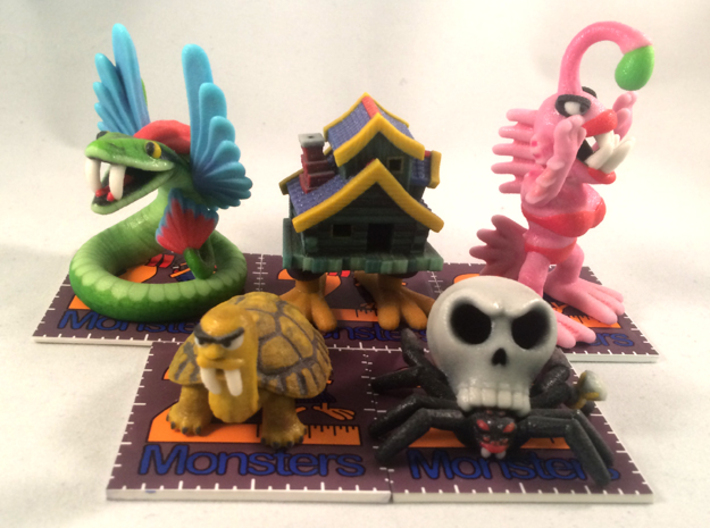 2 Inch Monsters: Batch 08 3d printed 
