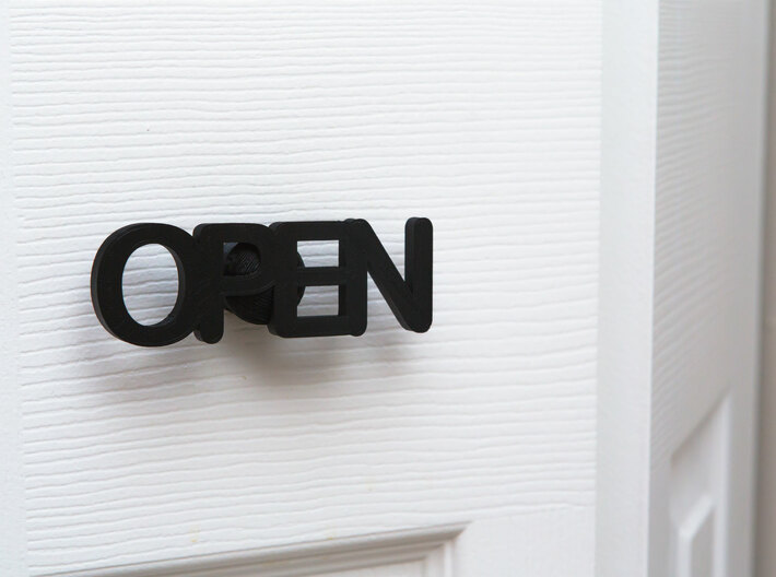 Open Door Knob 3d printed