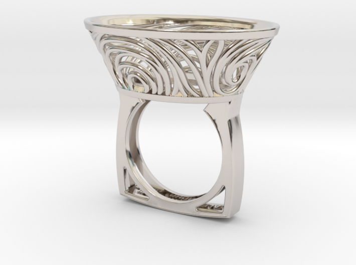 Constantina Contemporary - nest ring 3d printed