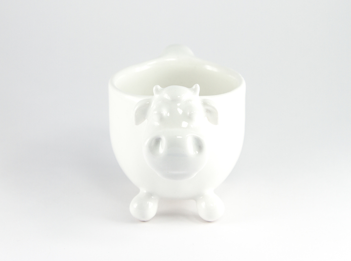 The cow, coffee cup  3d printed The cow, coffee cup