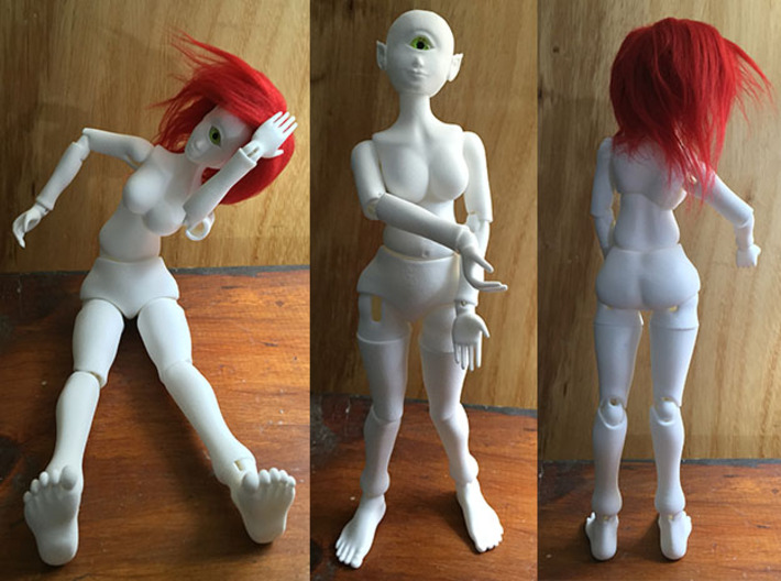 Cyclops BJD 1:6 Fashion doll scale 3d printed 