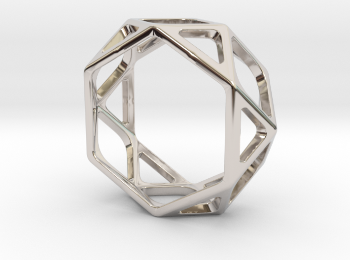 Structural Ring size 8,5 3d printed