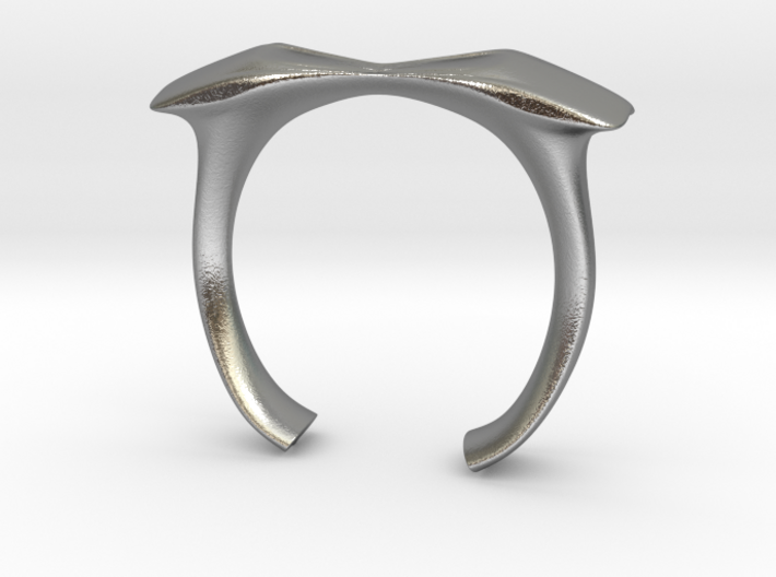 Finger Bow Tie Ring 3d printed