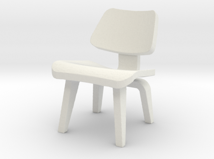 1:48 Eames Molded Plywood Chair 3d printed 