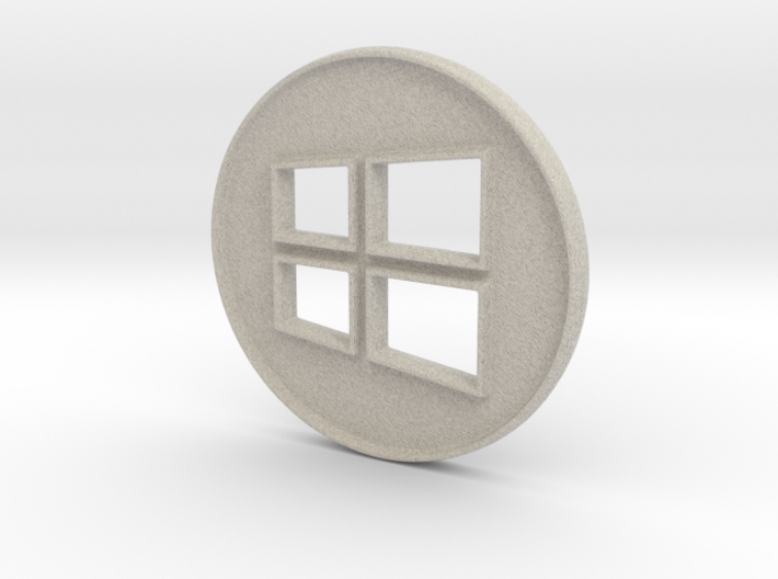 Giant Windows Coin (6 inches) 3d printed