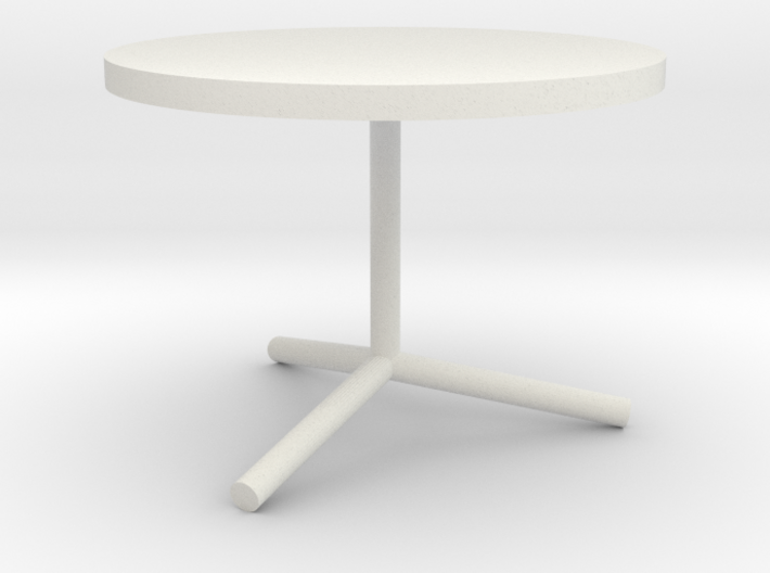 1:48 36" Cafe Table 3d printed 