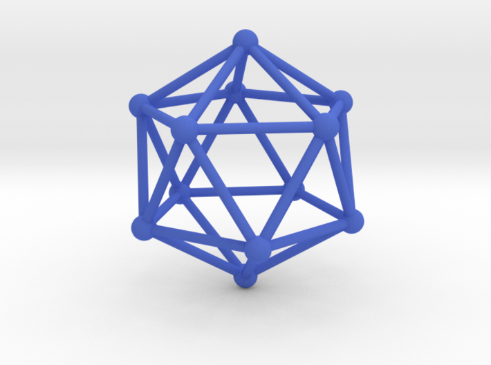 Solid Icosahedron 3d printed