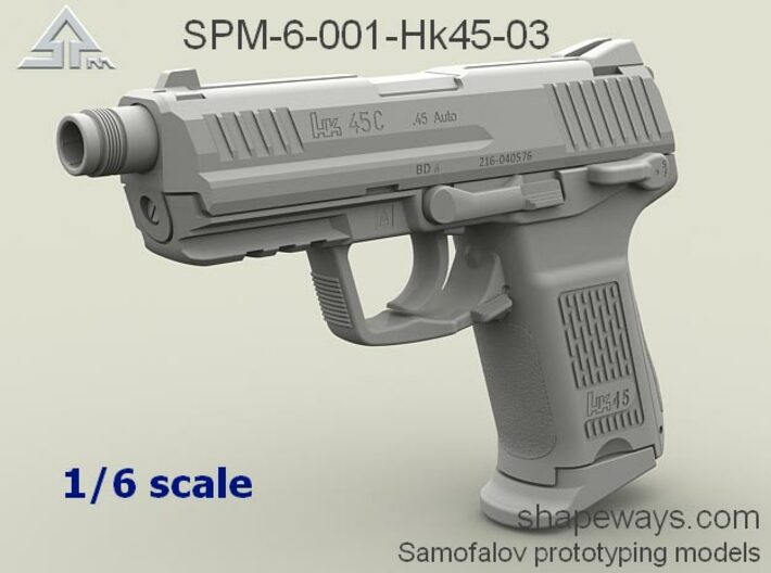 1/6 SPM-6-001-Hk45-03 H&amp;K 45C 3d printed