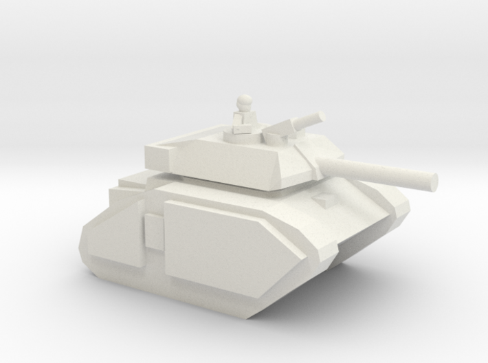 [5] Advanced Main Battle Tank (w Commander) 3d printed