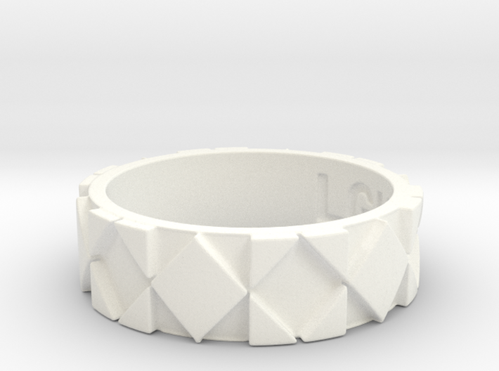 Futuristic Rhombus Ring Size 7 3d printed