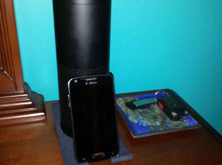 Amazon Echo Alexa Phone Stand 3d printed 