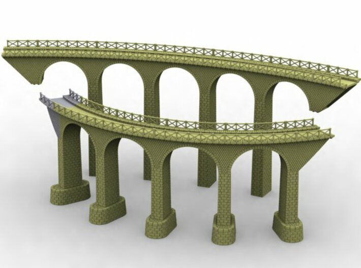 NV3M14 Small modular viaduct 1 track 3d printed
