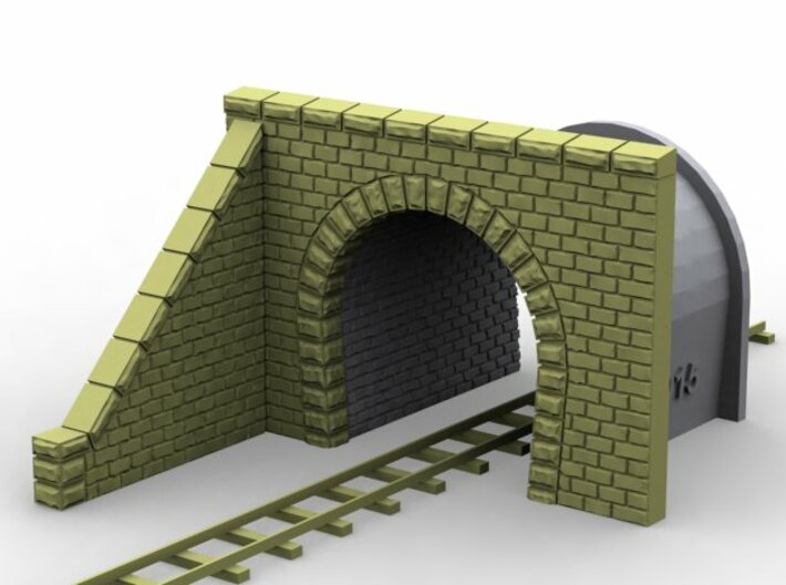 NmT21 Tunnel portal for meter gauge 3d printed