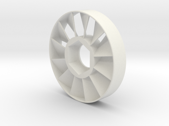 ER-11 Prop-Nut Collet Nut Fan CNC Chip Blower 3d printed