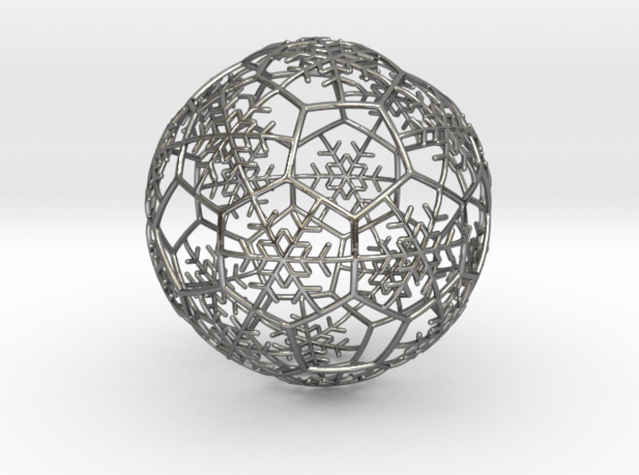 iFTBL Xmas Snow Ball / The One - Ornament 60mm 3d printed