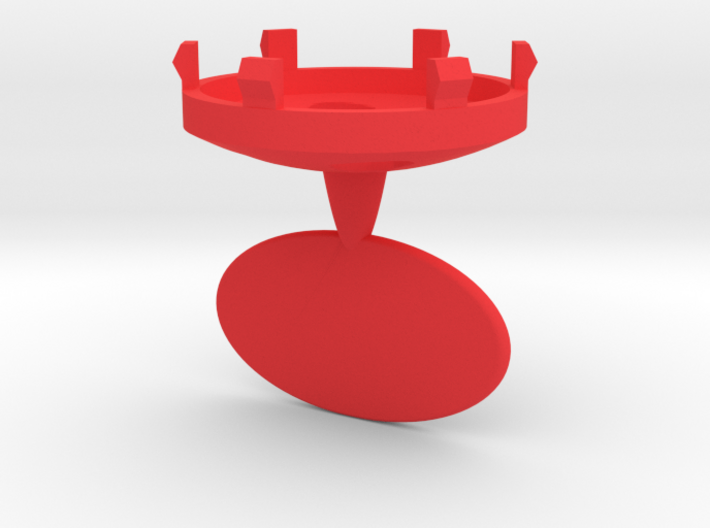DRAW ornament - finial replacement plug personaliz 3d printed