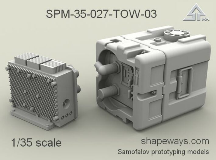 1/35 SPM-35-027-TOW-03 TOW battery 3d printed