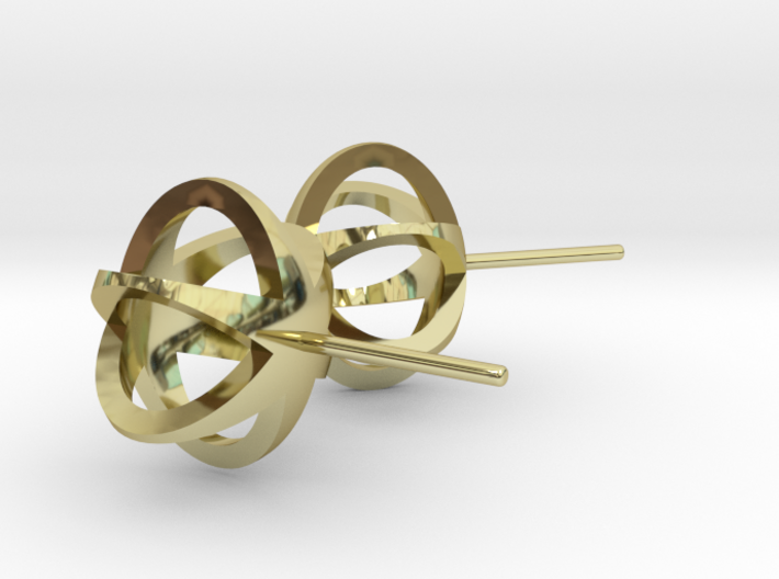 3D STAR GLITZ STUD EARRINGS 3d printed