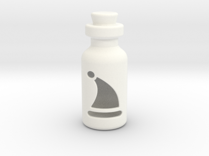 Small Bottle (Christmas Hat) 3d printed