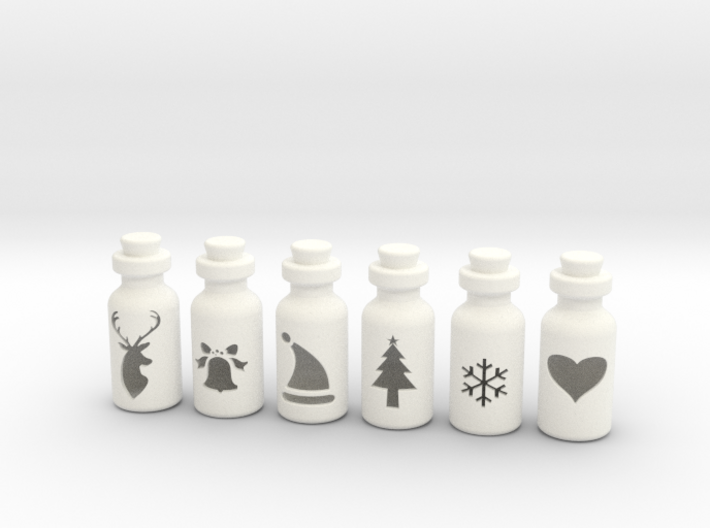 Small Bottles 3d printed