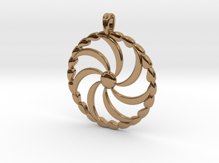 Borjgali Sun Tree Jewelry symbol Pendant. 3d printed
