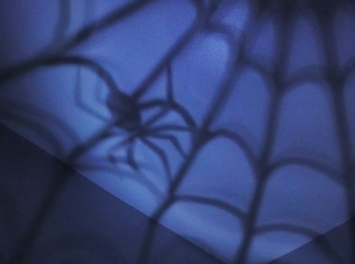 Spiderweb Shadow Tea Light Shade 3d printed 