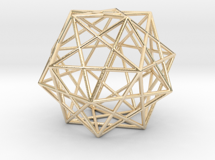 Expanded Dodecahedron 3d printed