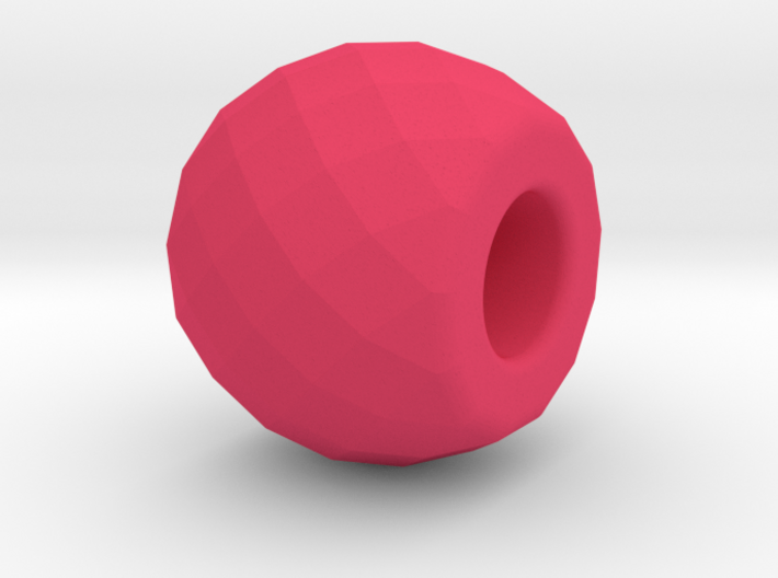 Thursday - Multifaceted Bead 3d printed