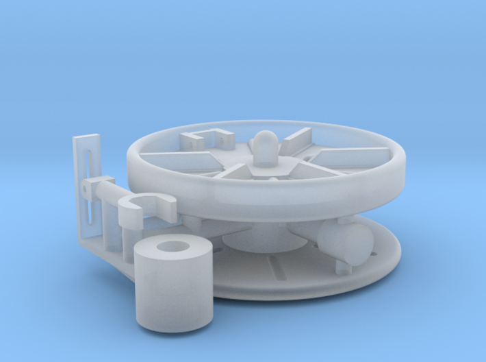 1/16 Turret Cable Reel 3d printed