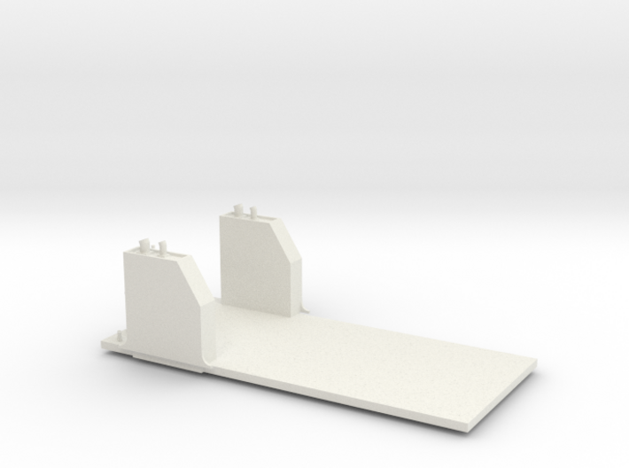 Rmah (A61), Deck (1:200 model) 3d printed 