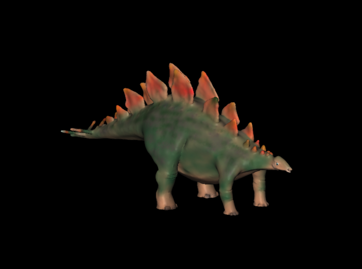Replica Toys Dinosaurs Stegosaurus Full Color 3d printed