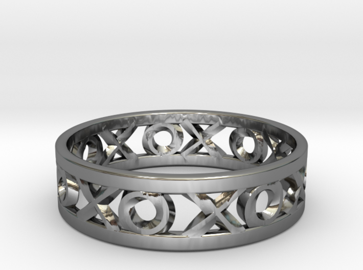 Size 10 Xoxo Ring 3d printed
