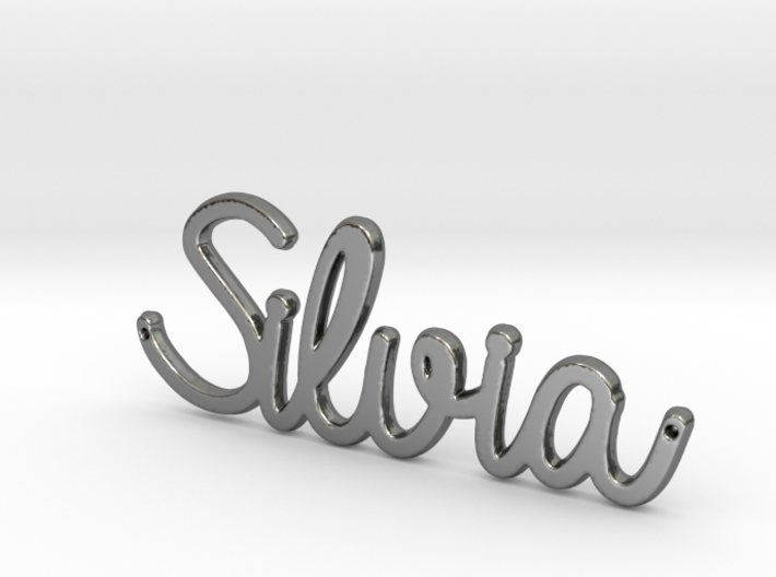 Silvia Pendant 3d printed