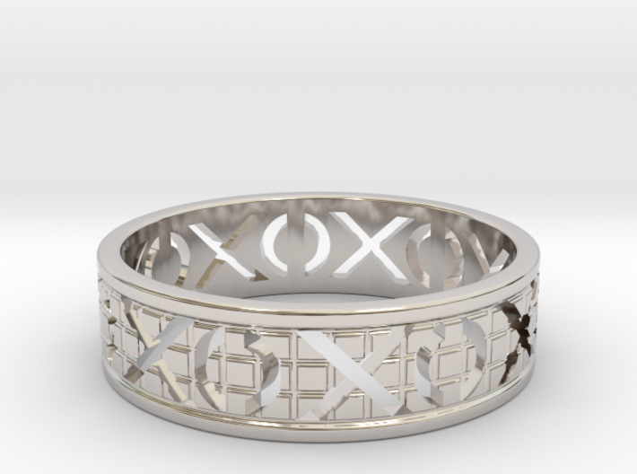 Size 6 Xoxo Ring A 3d printed
