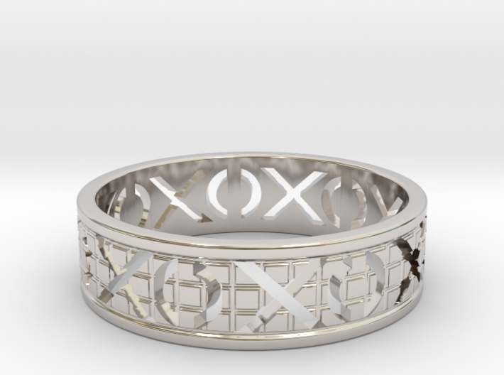 Size 10 Xoxo Ring A 3d printed