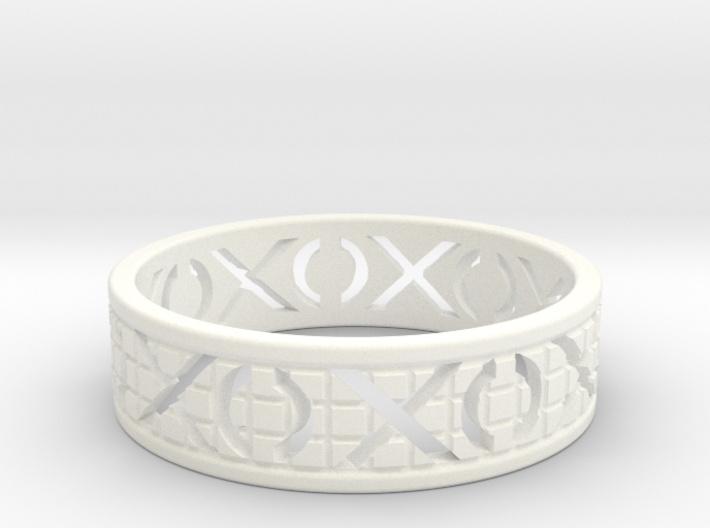 Size 11 Xoxo Ring A 3d printed